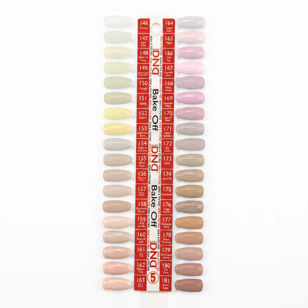 DND - Hema-Free & TPO-Free Gel & Lacquer - Part 05 - Set Of 36 Colors - Bake Off - Gel & Lacquer Polish at Beyond Polish