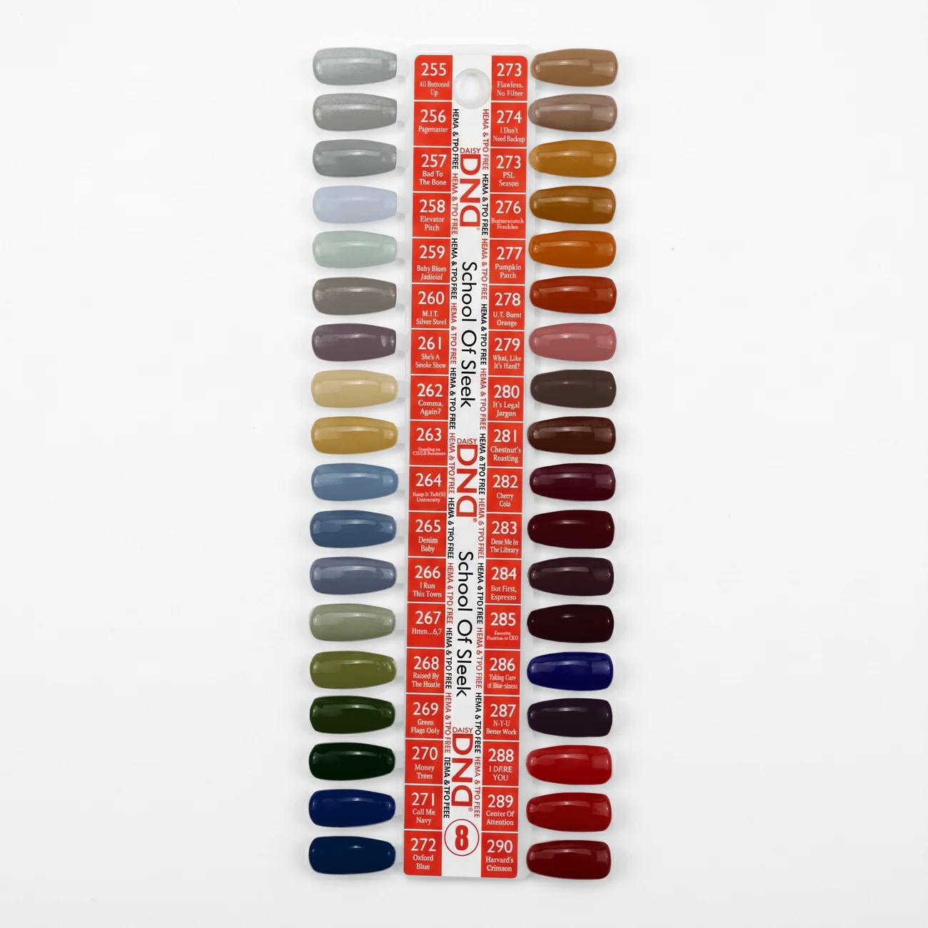 DND - Hema-Free & TPO-Free Gel & Lacquer - Part 08 - Set Of 36 Colors - School Of Sleek - Gel & Lacquer Polish at Beyond Polish