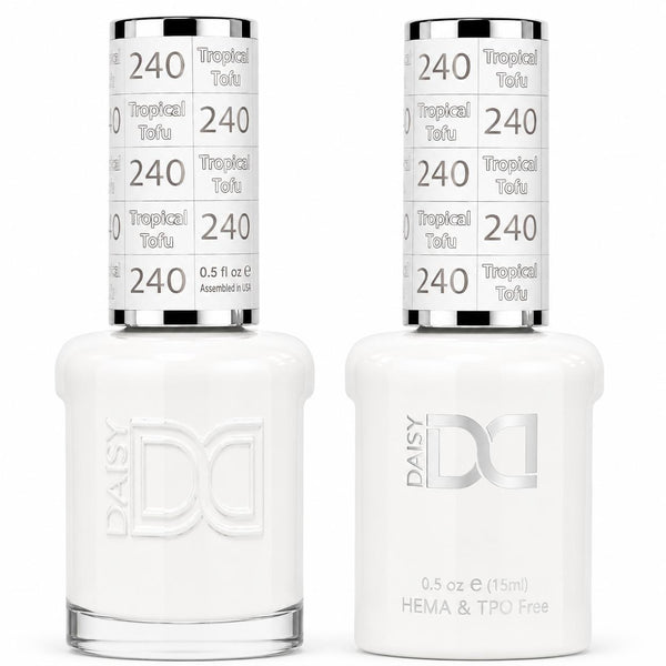 DND Tropical Tofu Gel & Lacquer - White Creme | Beyond Polish
