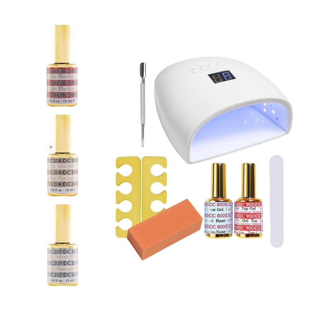 DND - Jolly Days Platinum Gel Polish Starter Set - Gel Polish at Beyond Polish