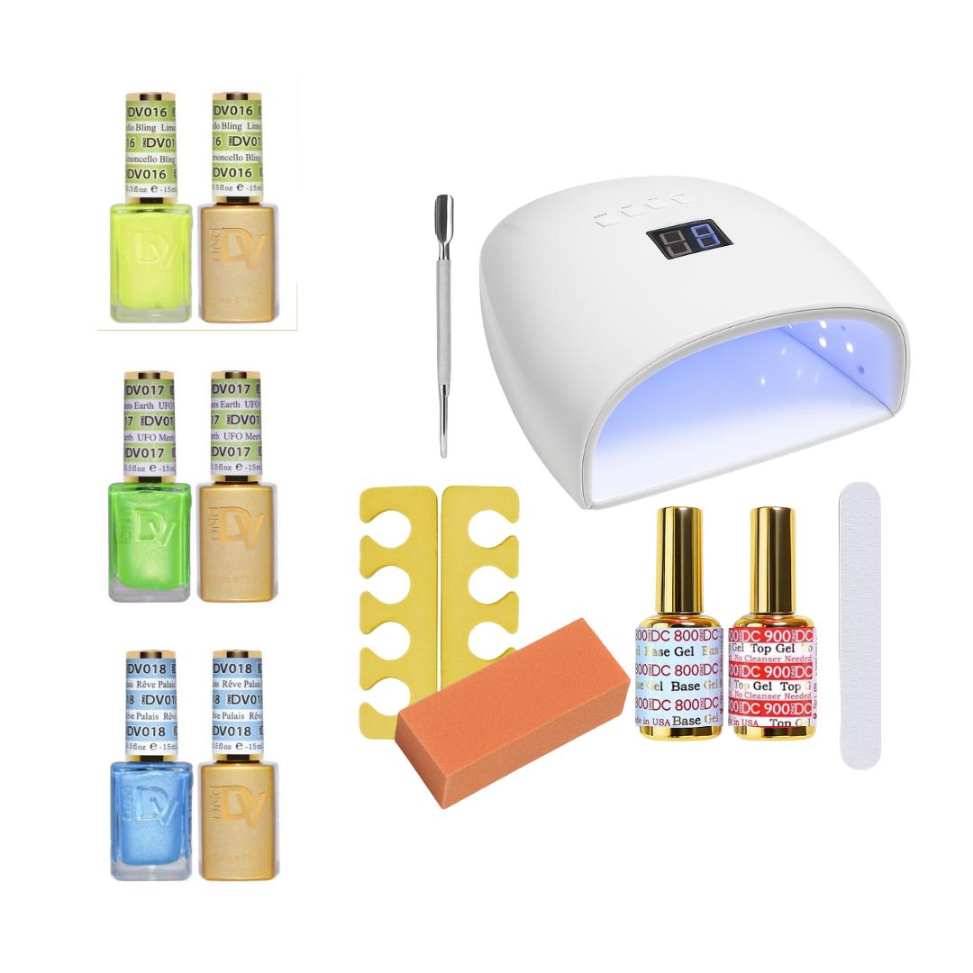 DND - Light Beam Gel Polish Starter Set - Gel Polish at Beyond Polish