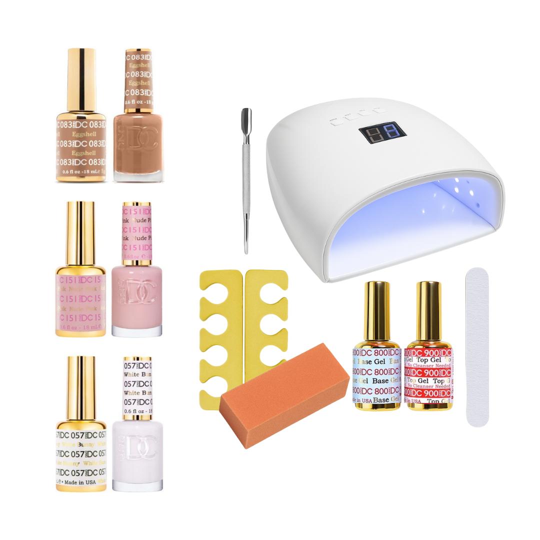 DND - Living In Neutrals Gel Polish Starter Set - Gel Polish at Beyond Polish
