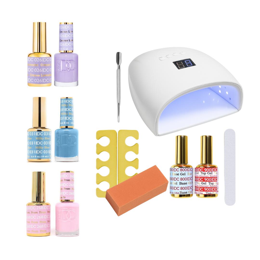 DND - Perfect Pastels Gel Polish Starter Set - Gel Polish at Beyond Polish