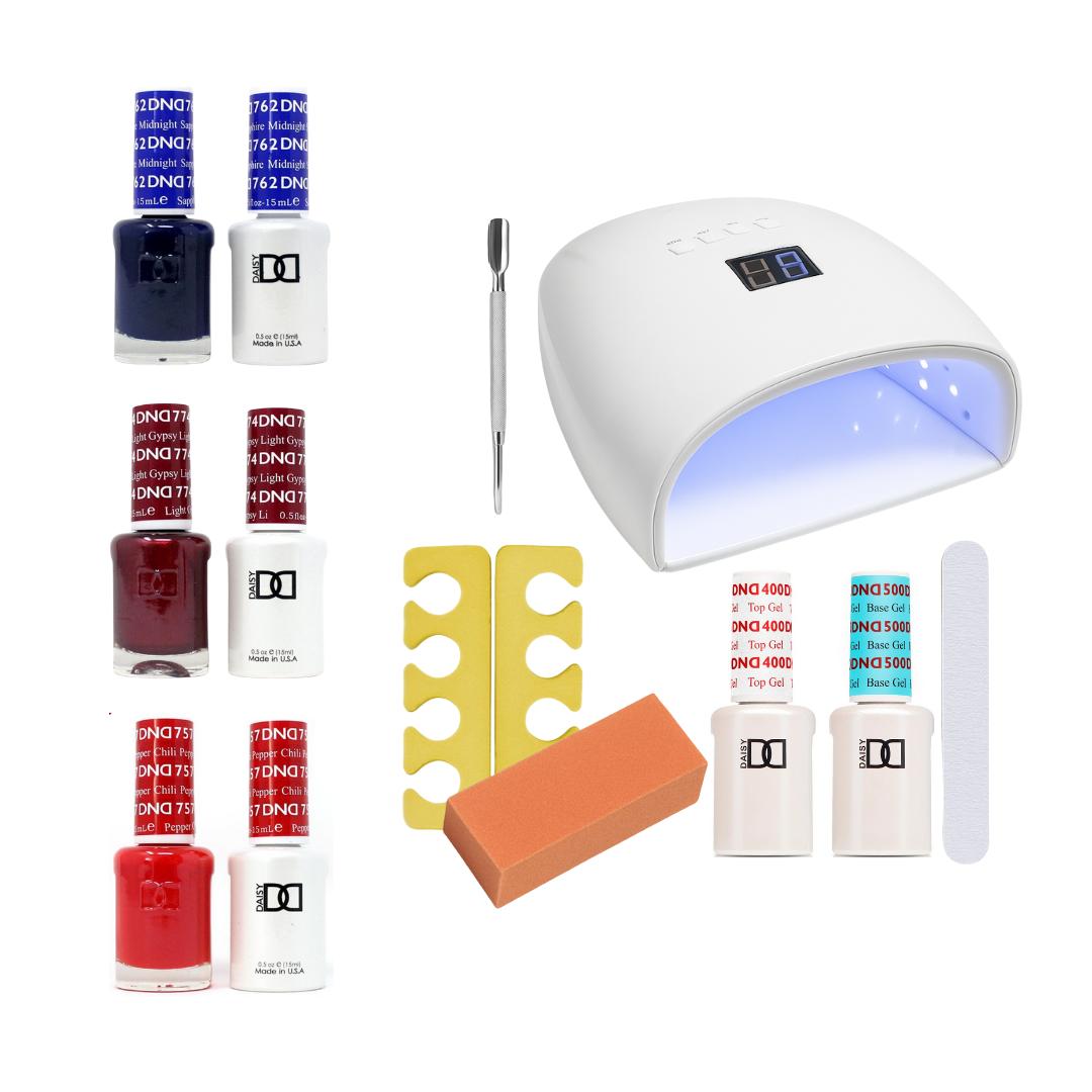 DND - The Naughty List Gel Polish Starter Set - Gel Polish at Beyond Polish