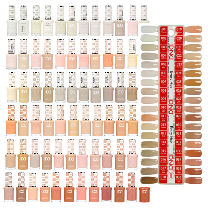 DND - Hema-Free & TPO-Free Gel & Lacquer - Part 01 - Set Of 36 Colors - Every Hue