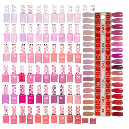 DND - Hema-Free & TPO-Free Gel & Lacquer - Part 02 - Set Of 36 Colors - High Gloss