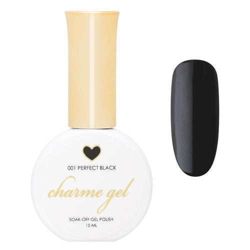 Daily Charme - 001 Perfect Black - Gel Polish at Beyond Polish