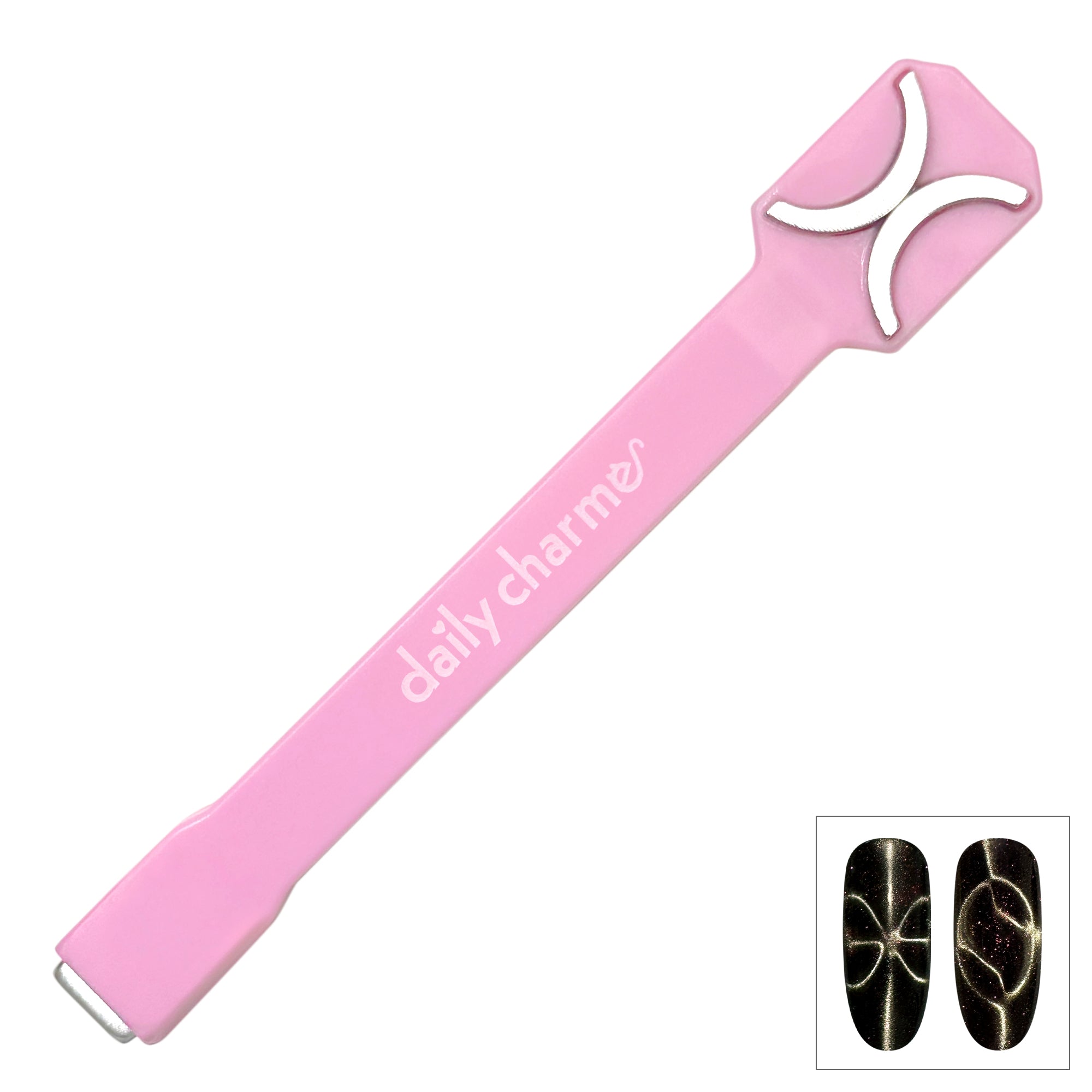 Daily Charme - 3-In-1 Cat Eye Bow Magnet Wand - Manicure & Pedicure Tools at Beyond Polish