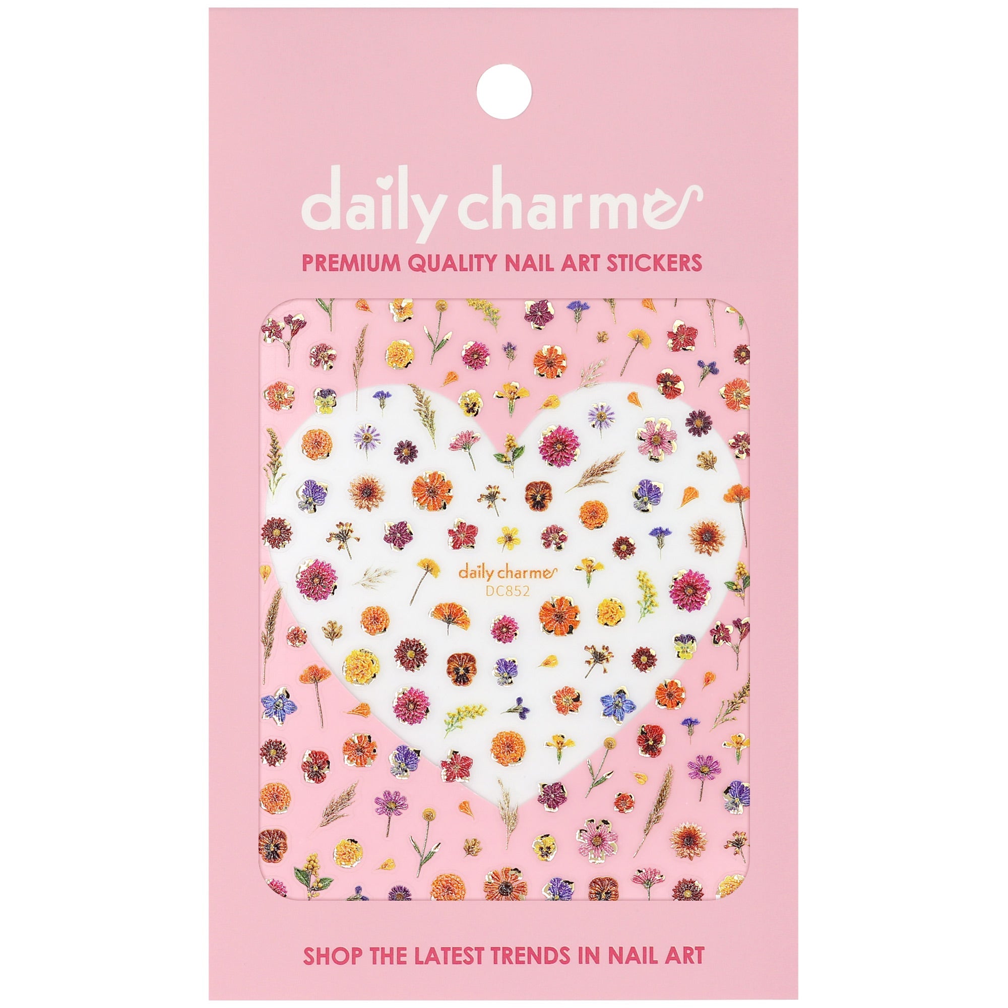 Daily Charme - 3D Embossed Nail Art Sticker - Autumn Petals - Nail Art at Beyond Polish