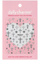 Daily Charme - 3D Embossed Nail Art Sticker - Ornate Crosses - Silver - Nail Art at Beyond Polish