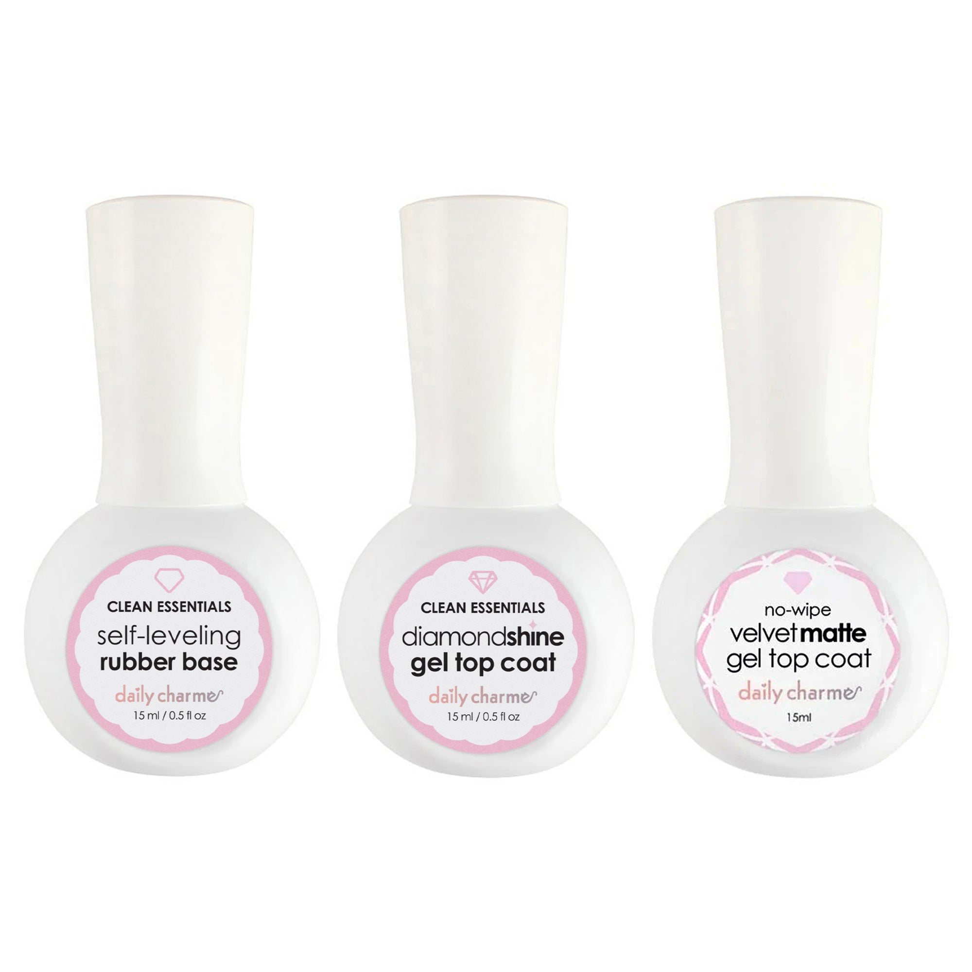 Daily Charme - Base & Top Gel Bundle - Gel Polish at Beyond Polish