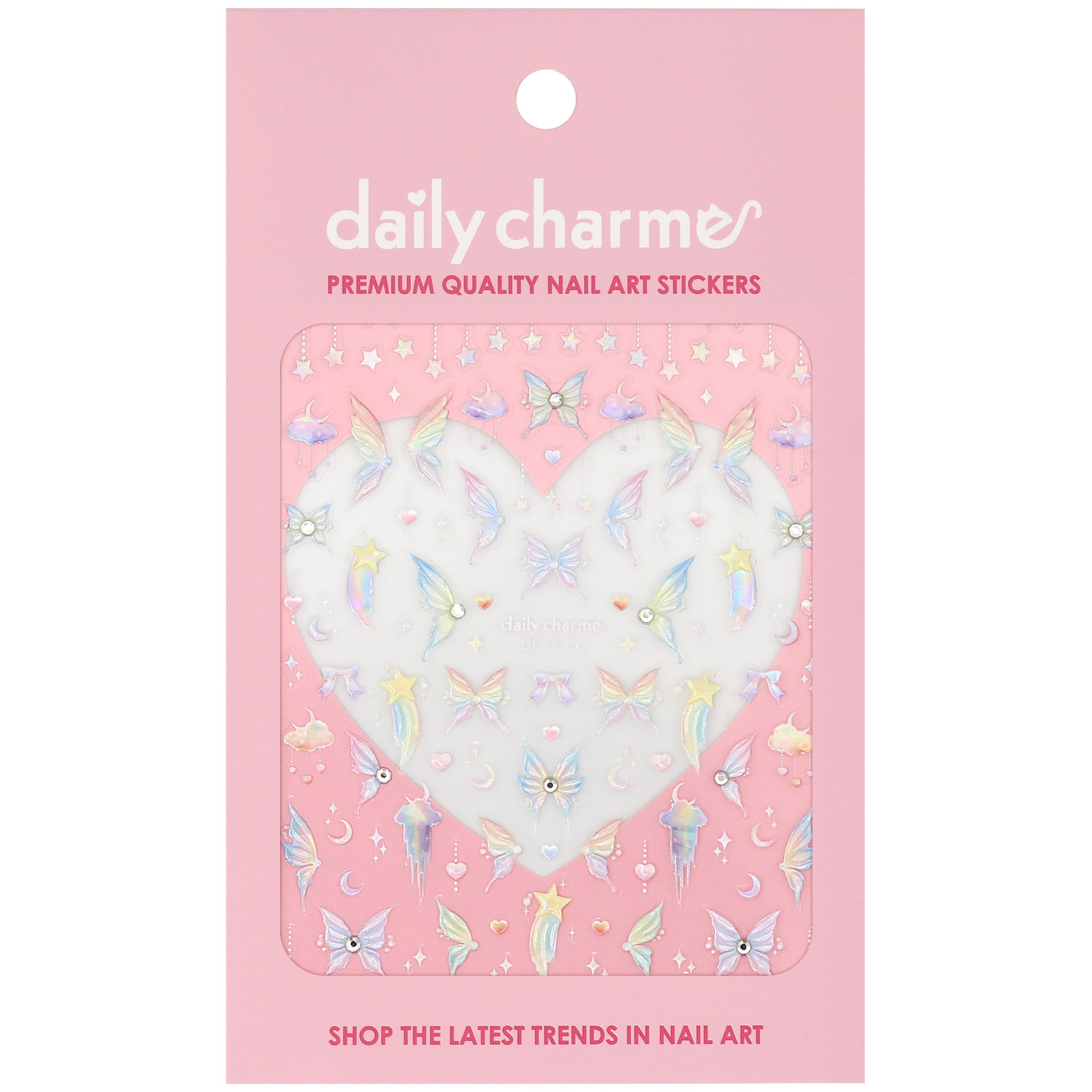 Daily Charme - Bejeweled Nail Art Sticker – Cosmic Wings - Nail Art at Beyond Polish