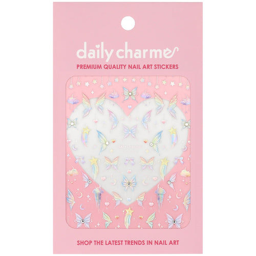 Daily Charme - Bejeweled Nail Art Sticker – Cosmic Wings