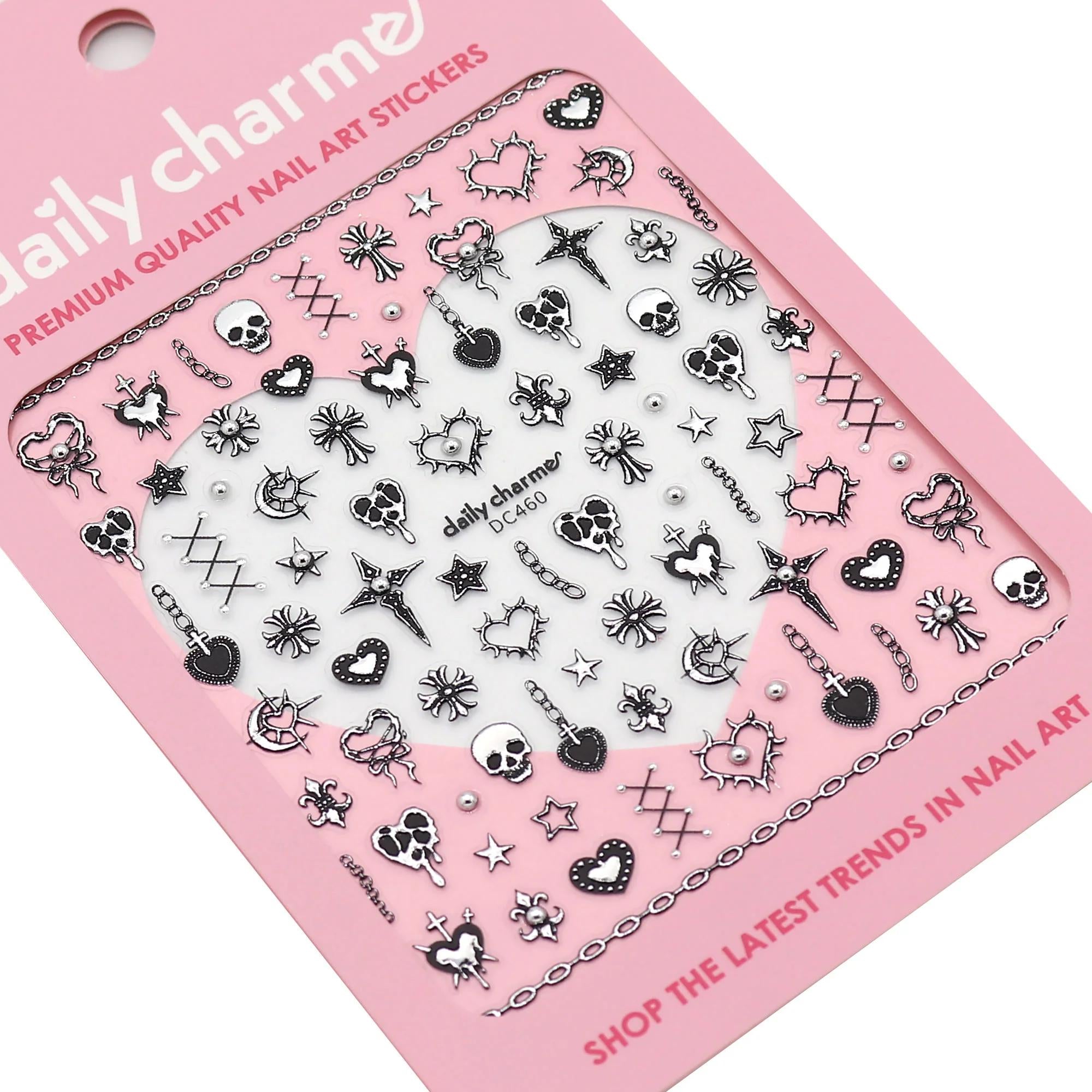 Daily Charme - Bejeweled Nail Art Sticker - Dark Romance - Nail Art at Beyond Polish