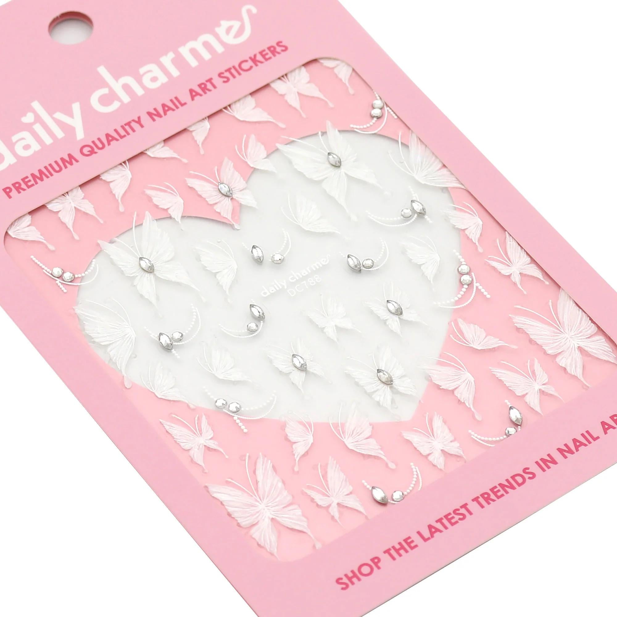 Daily Charme - Bejeweled Nail Art Sticker – Fairy Wings - Nail Art at Beyond Polish