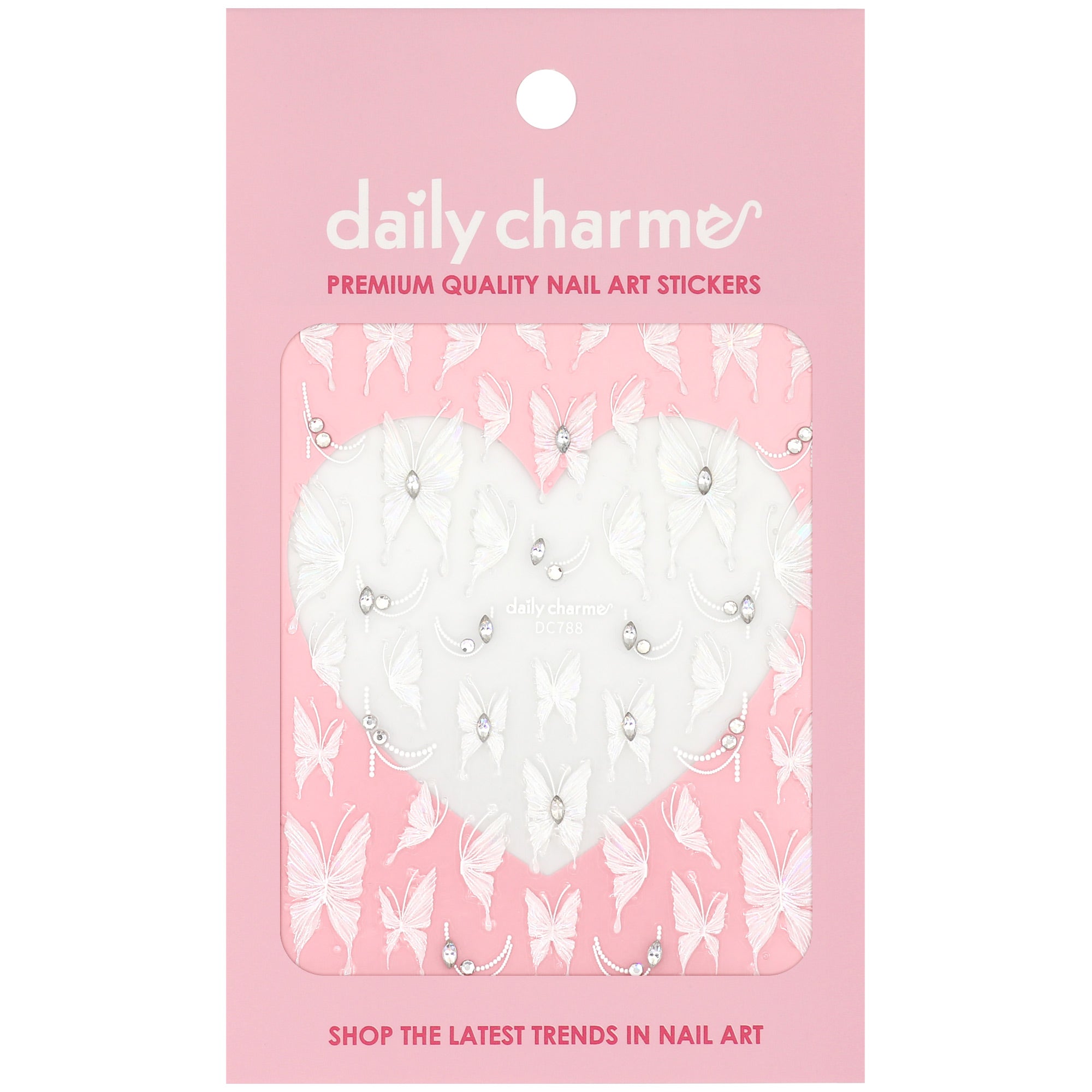 Daily Charme - Bejeweled Nail Art Sticker – Fairy Wings - Nail Art at Beyond Polish