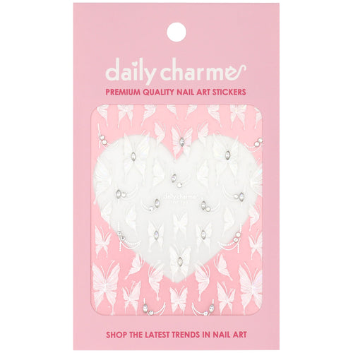Daily Charme - Bejeweled Nail Art Sticker – Fairy Wings