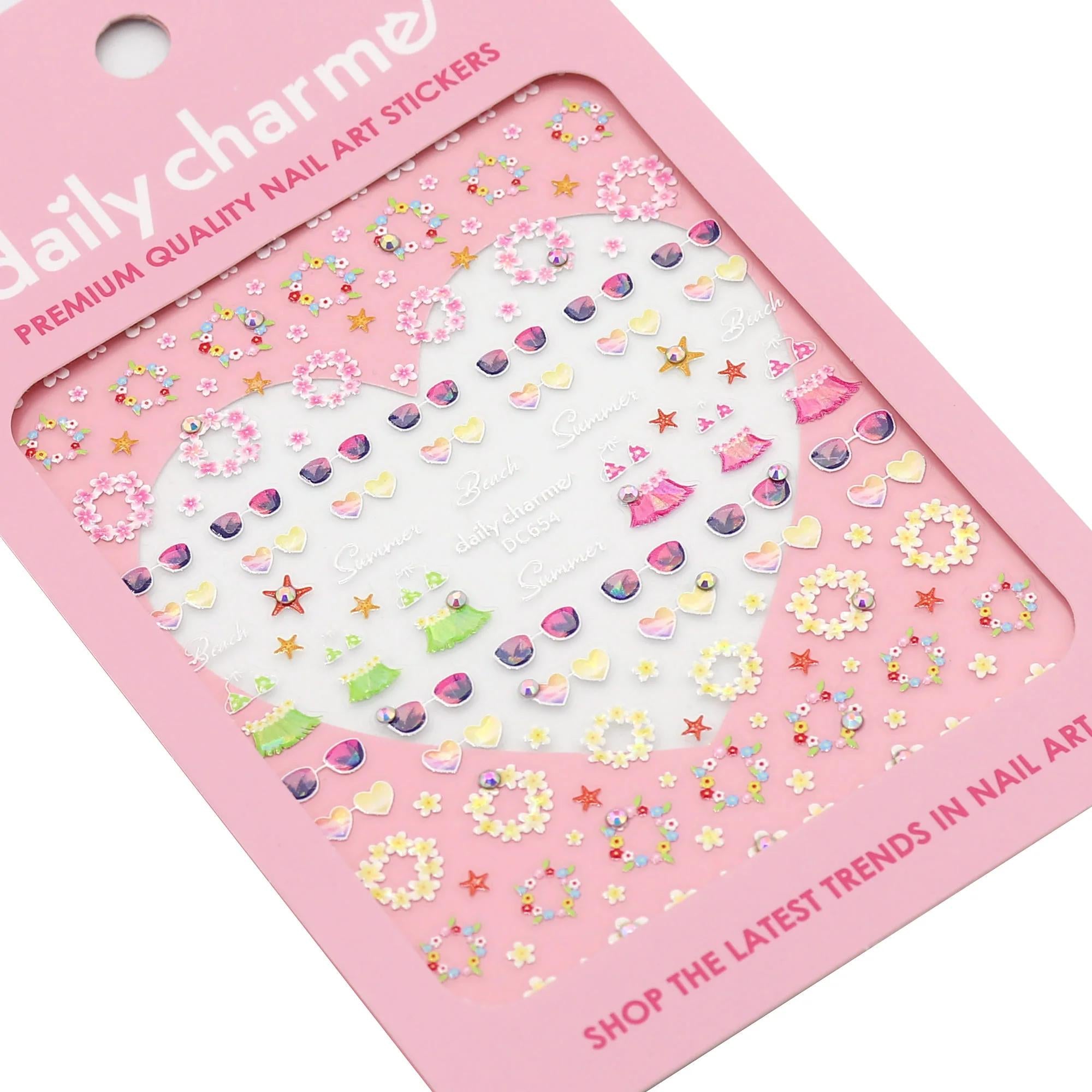 Daily Charme - Bejeweled Nail Art Sticker - Island Getaway - Nail Art at Beyond Polish
