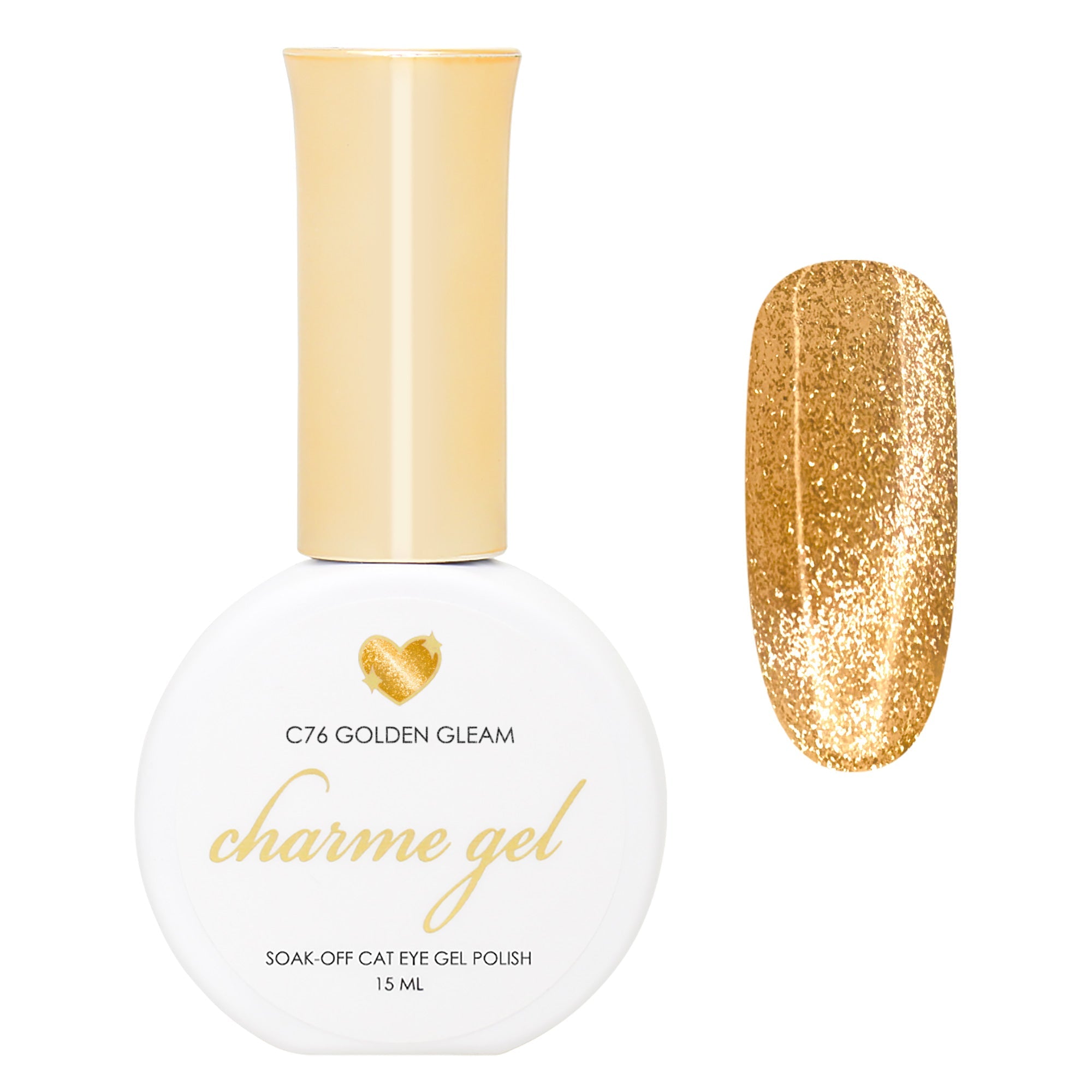 Daily Charme - C76 Golden Gleam - Gel Polish at Beyond Polish