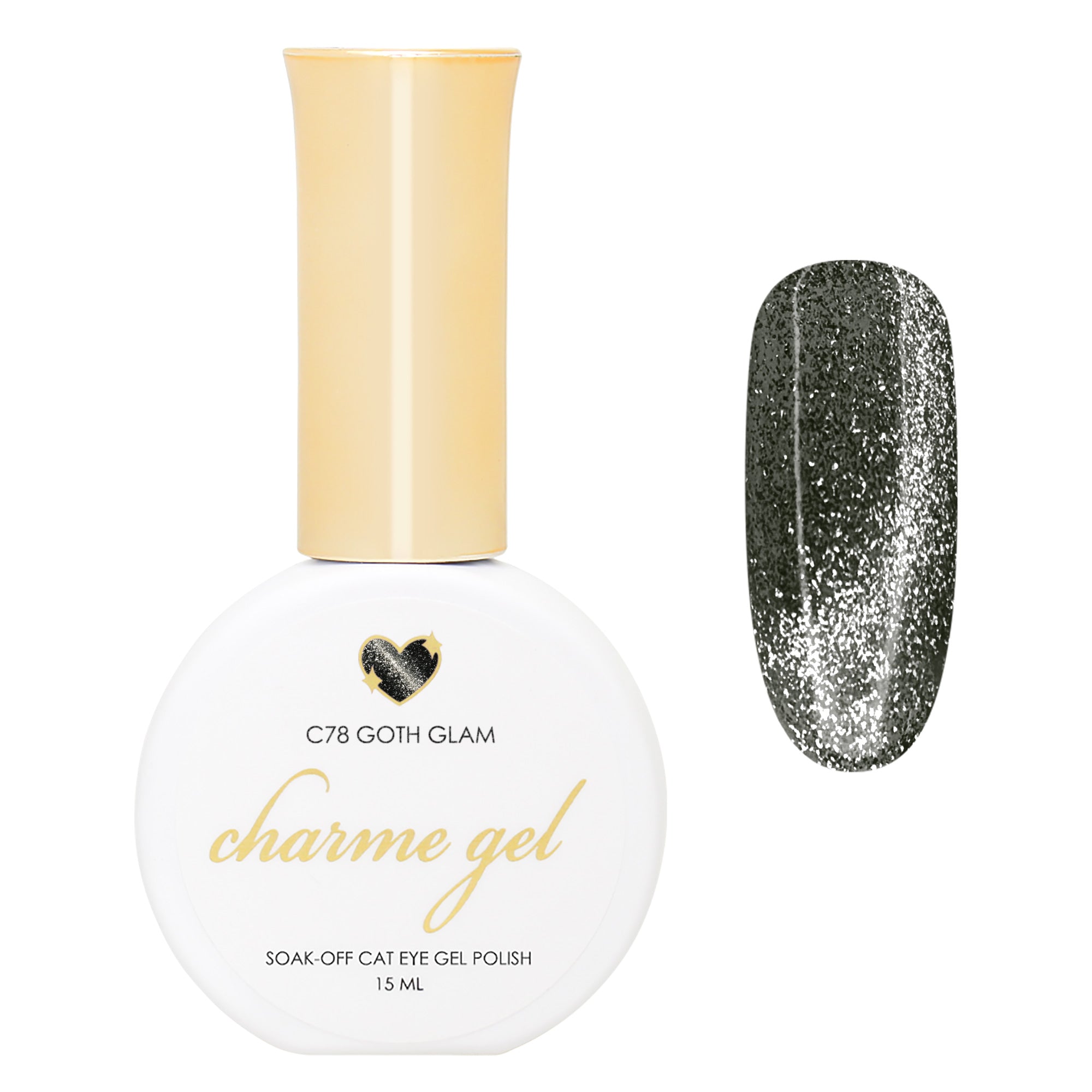 Daily Charme - C78 Goth Glam - Gel Polish at Beyond Polish