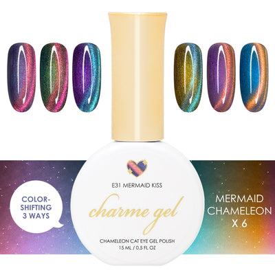 Daily Charme - Charme Gel Mermaid Chameleon Cat Eye Collection - Gel Polish at Beyond Polish