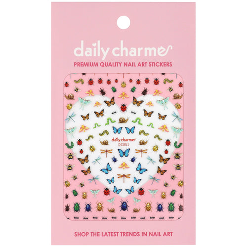 Daily Charme -  Chic Nail Art Sticker - Garden Critters