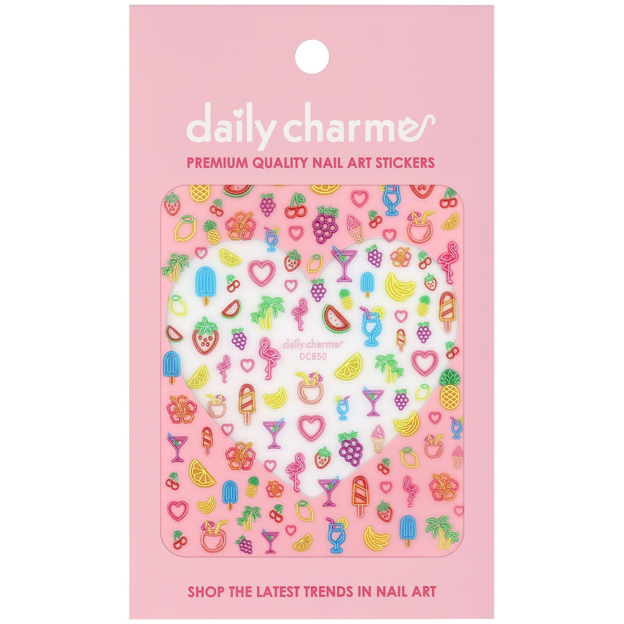 Daily Charme - Chic Nail Art Sticker - Neon Paradise - Nail Art at Beyond Polish