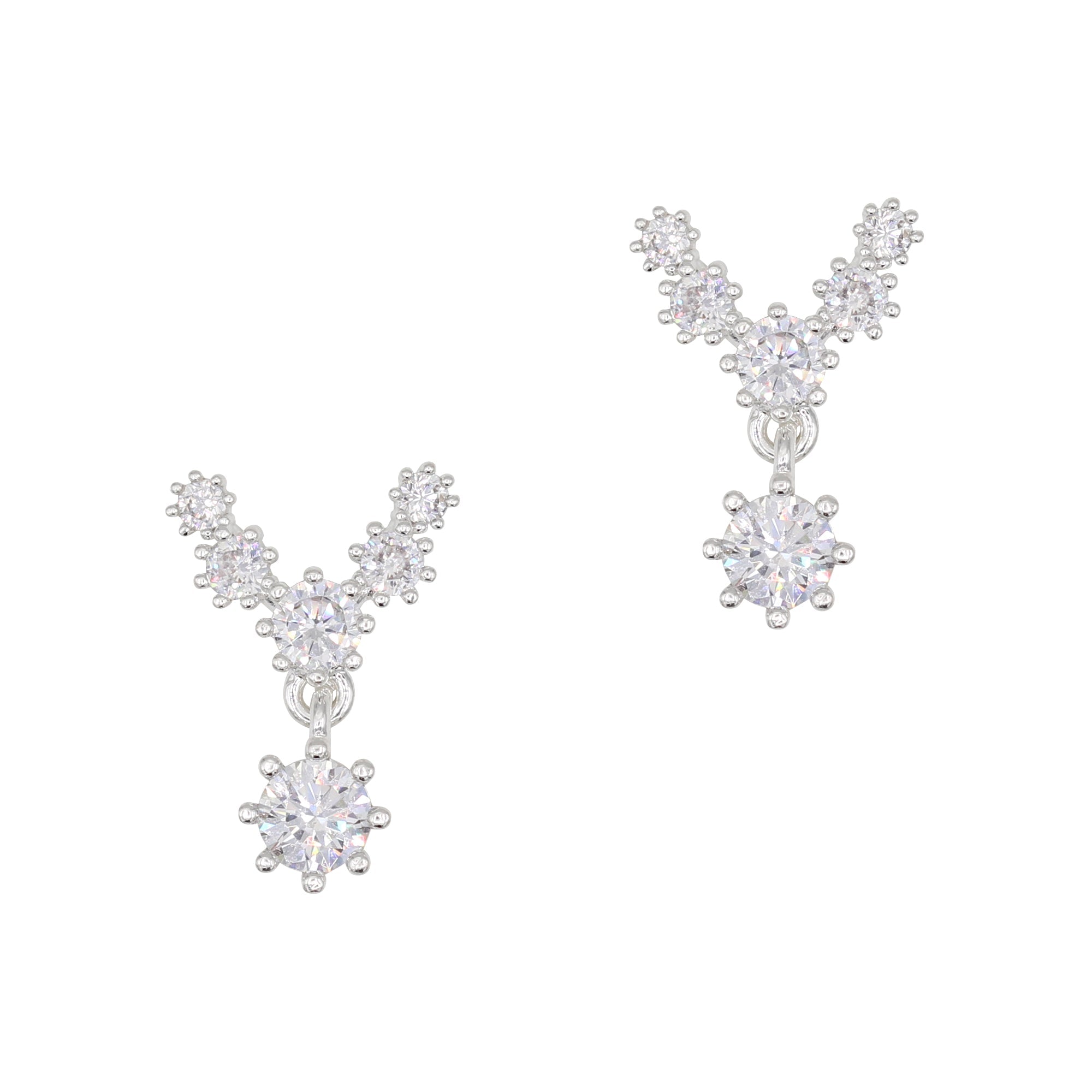 Daily Charme - Diamond Necklace / Zircon Charm / Silver - Nail Art at Beyond Polish