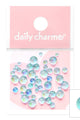 Daily Charme - Dreamy Bubbles Iridescent Flatback Beads - Blue - Nail Art at Beyond Polish