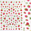 Daily Charme - Floral Nail Art Sticker / Strawberry Fields