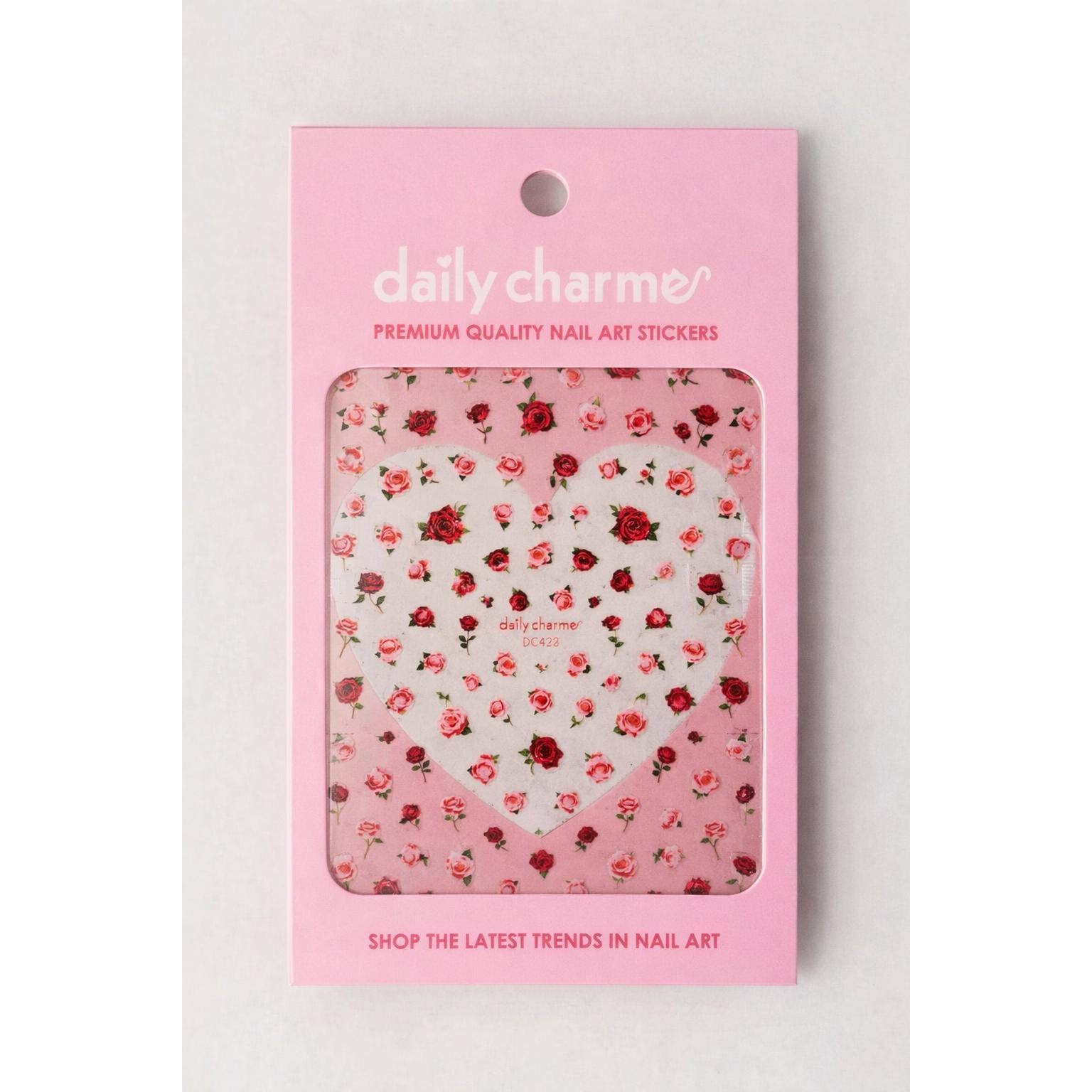 Daily Charme - Floral Nail Art Sticker / Sweetheart Roses - Nail Art at Beyond Polish
