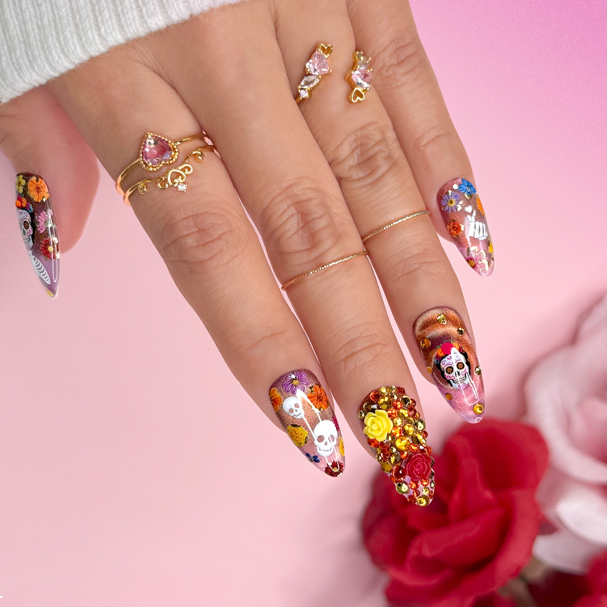 Daily Charme - Halloween Nail Art Sticker - Boneyard Bash - Nail Art at Beyond Polish