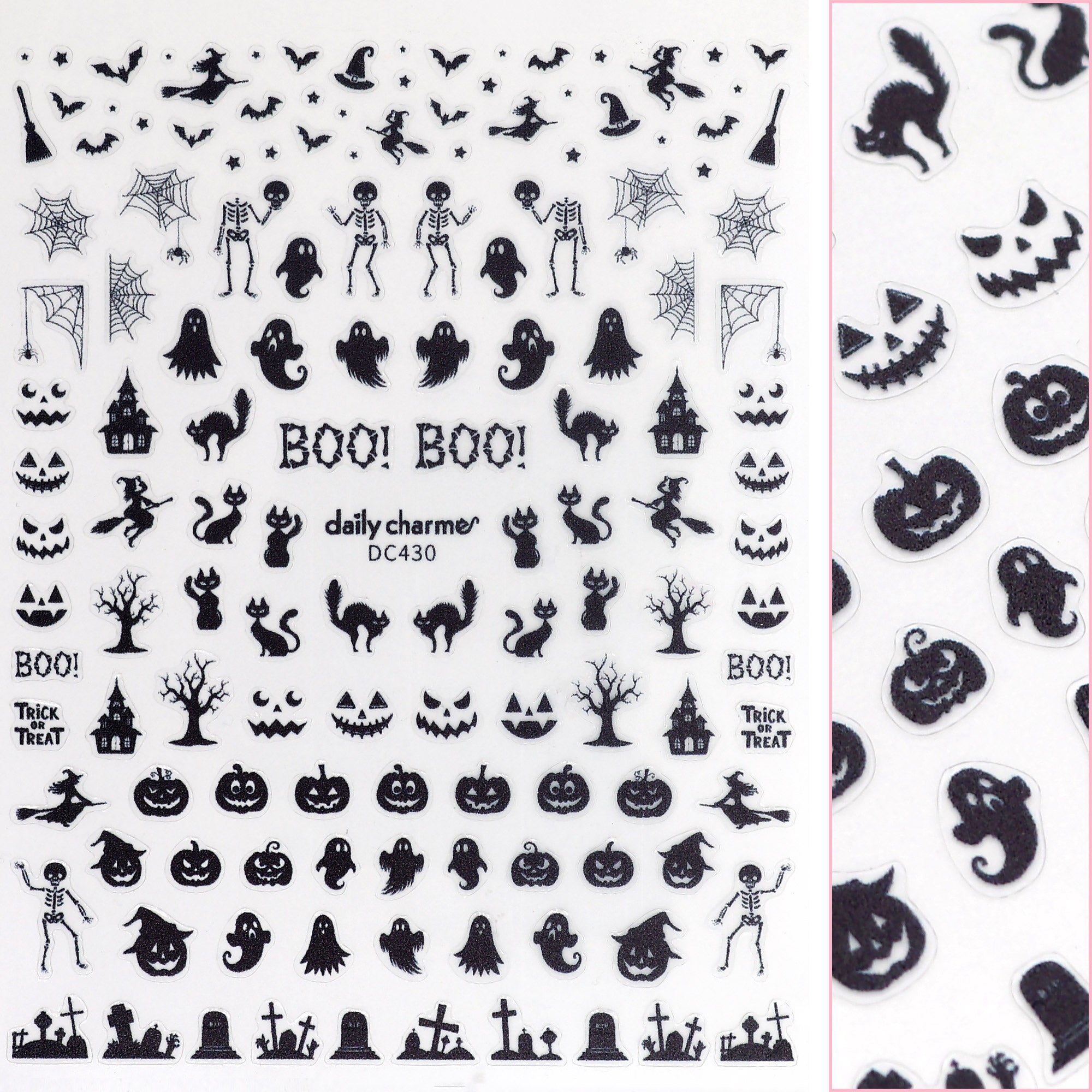 Daily Charme - Halloween Nail Art Sticker - Midnight Mischief - Nail Art at Beyond Polish