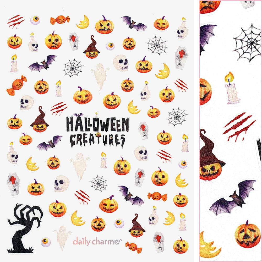 Daily Charme - Haunted Creatures - Nail Art at Beyond Polish