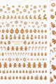 Daily Charme - Holiday 3D Embossed Nail Art Sticker / Gingerbread Village - Nail Art at Beyond Polish