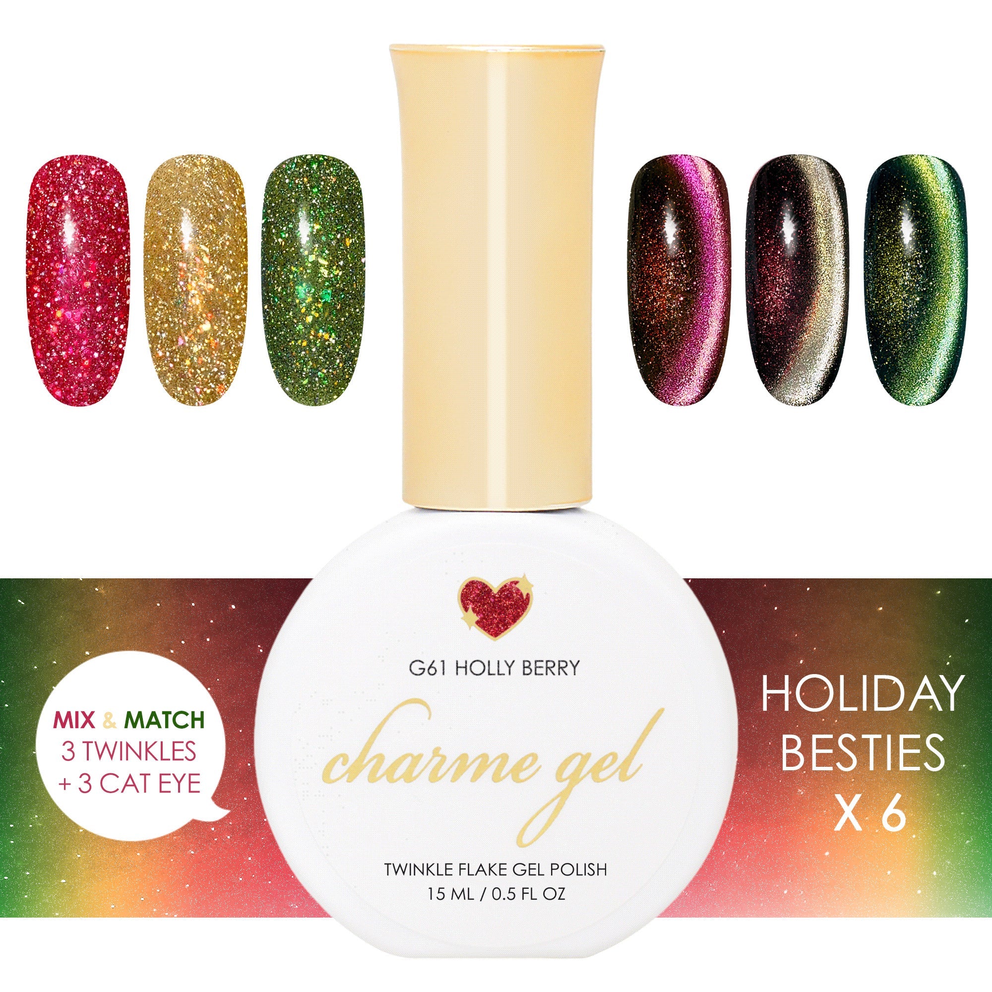 Daily Charme - Holiday Besties Collection - Gel Polish at Beyond Polish