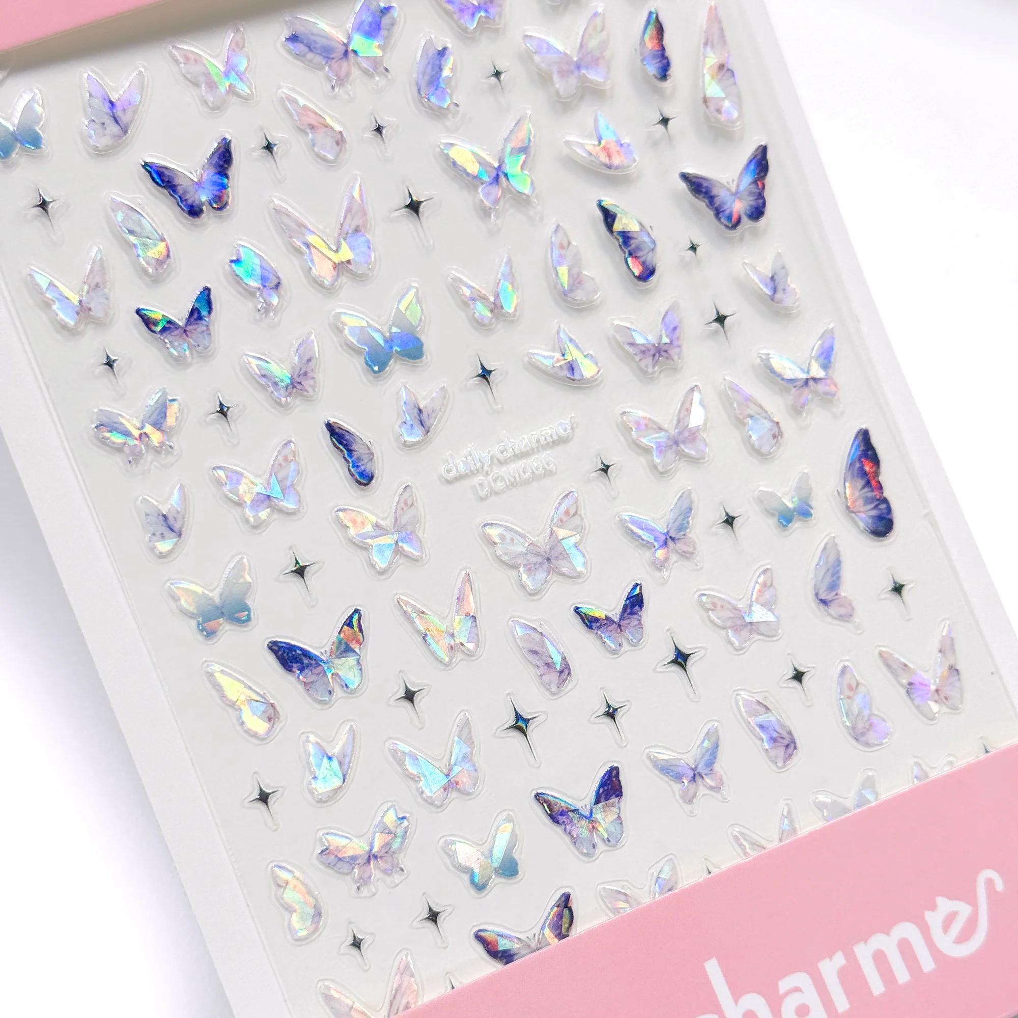 Daily Charme - Holographic Butterfly Nail Art Sticker - Ethereal - Nail Art at Beyond Polish