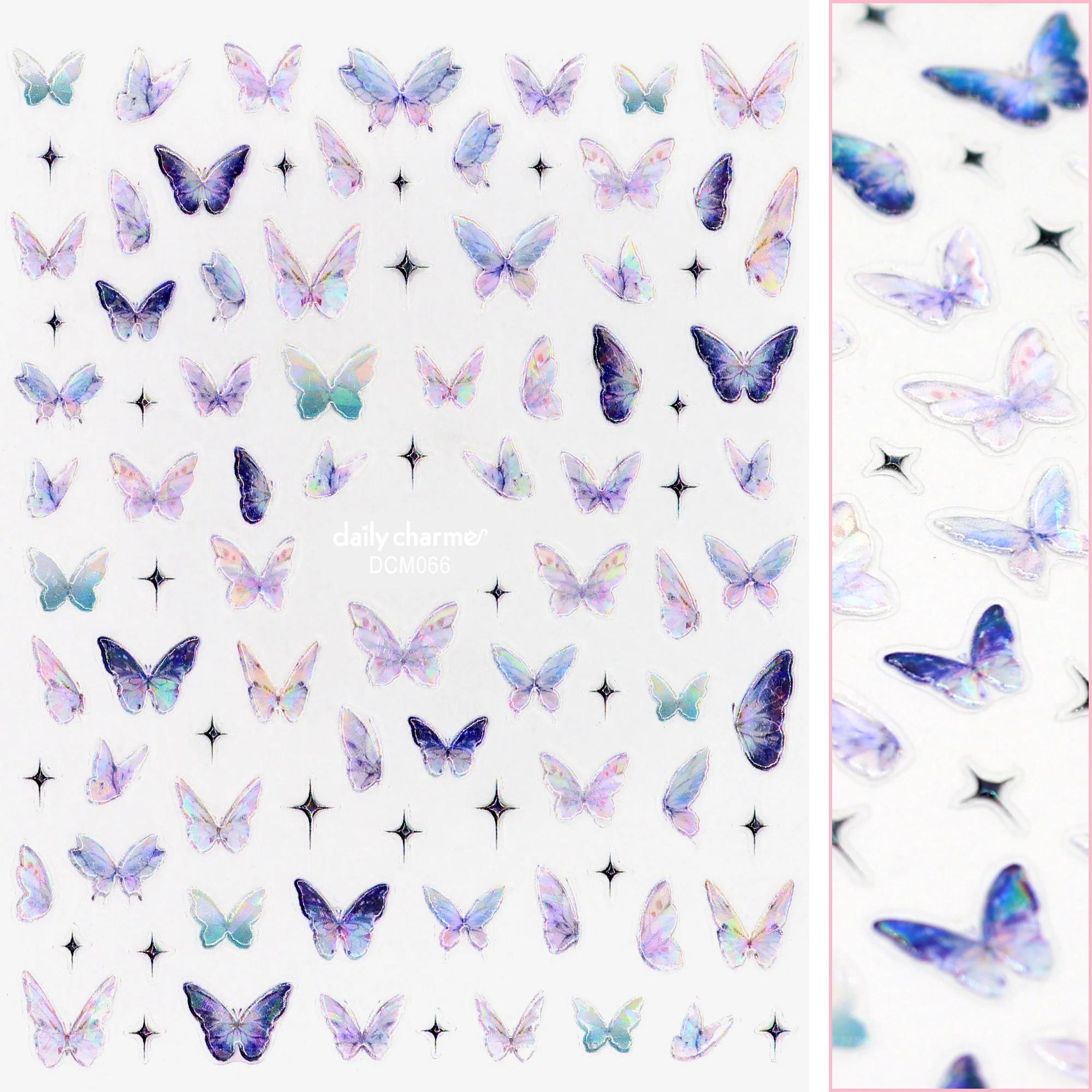 Daily Charme - Holographic Butterfly Nail Art Sticker - Ethereal - Nail Art at Beyond Polish