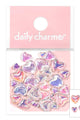 Daily Charme - Iridescent Bubble Hearts Mix - Clear AB & White - Nail Art at Beyond Polish