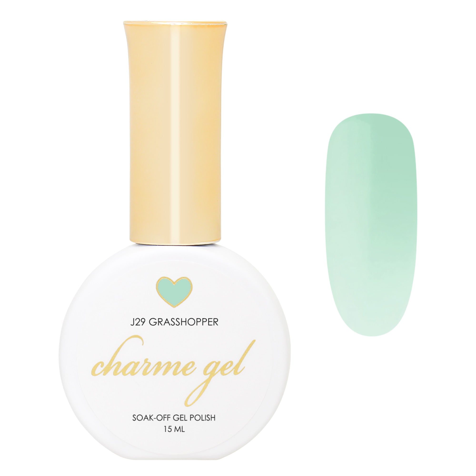Daily Charme Grasshopper Pastel Green Jelly Gel Polish