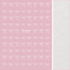 Daily Charme - Kawaii Nail Art Sticker - Coquette Bows - White