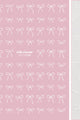 Daily Charme - Kawaii Nail Art Sticker - Coquette Bows - White - Nail Art at Beyond Polish