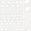 Daily Charme - Kawaii Nail Art Sticker - Dreamy Clouds - White