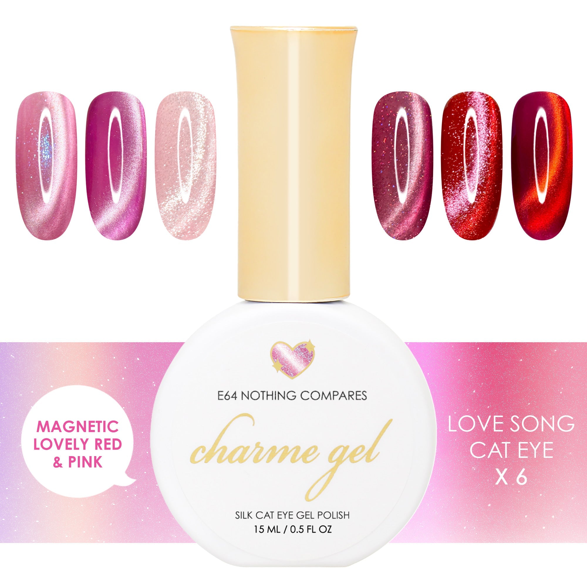 Daily Charme - Love Song Cat Eye Charme Collection - Gel Polish at Beyond Polish