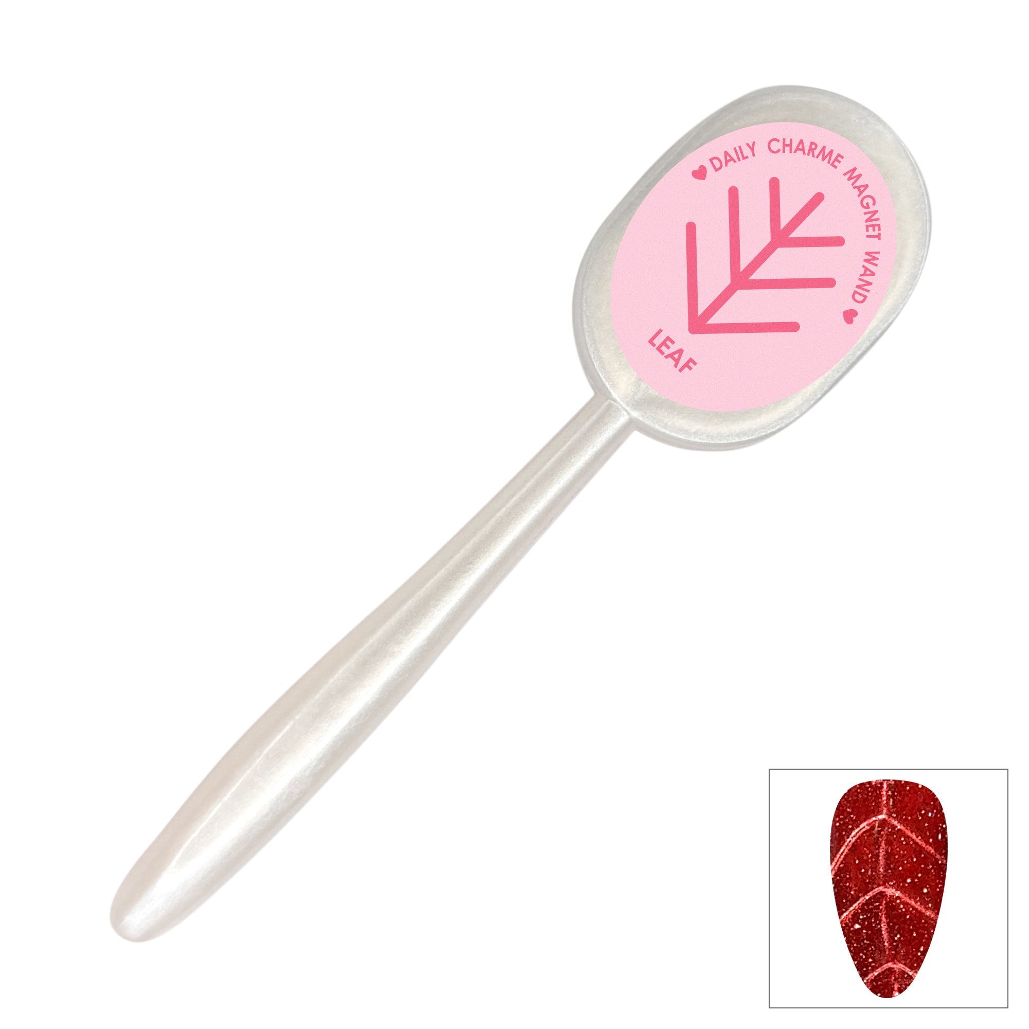 Daily Charme - Magic Patterns Cat Eye Magnet Wand / Leaf - Manicure & Pedicure Tools at Beyond Polish