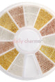 Daily Charme - Metallic Caviar Beads Mixed Wheel - 3 Colors - Nail Art at Beyond Polish