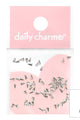 Daily Charme - Mini Skinny Triangle Stud - Silver - Nail Art at Beyond Polish