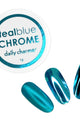 Daily Charme - Mirror Teal Blue Chrome Powder - Nail Art at Beyond Polish
