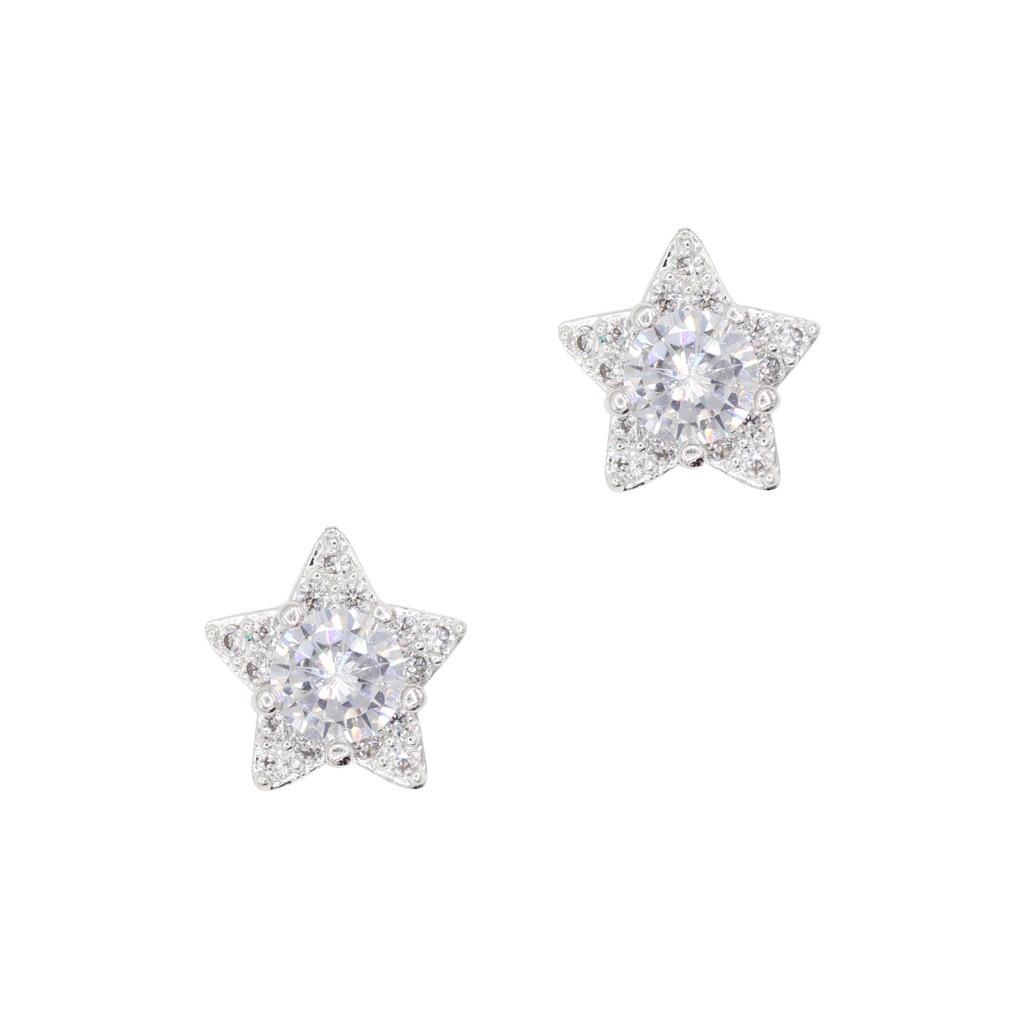Daily Charme - Mystical Star / Zircon Charm / Silver - Nail Art at Beyond Polish