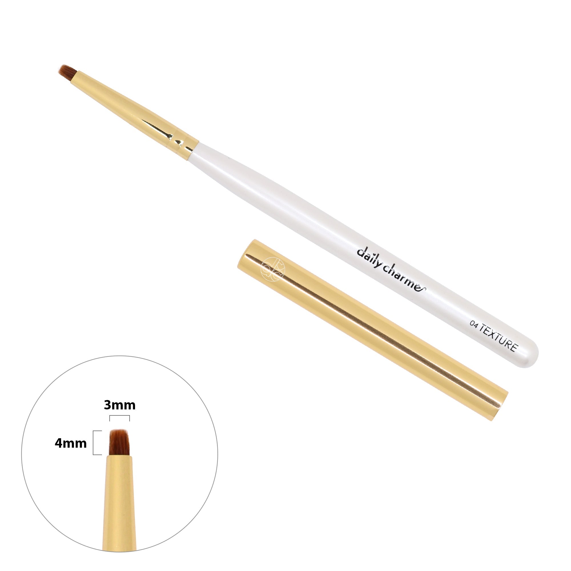 Daily Charme - Nail Art Brush - 04 Texture - Nail Art at Beyond Polish